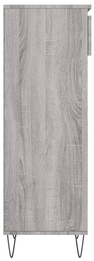 Sapateira 40x36x105 cm derivados de madeira cinzento sonoma