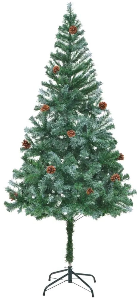 Árvore de Natal artificial com pinhas 180 cm