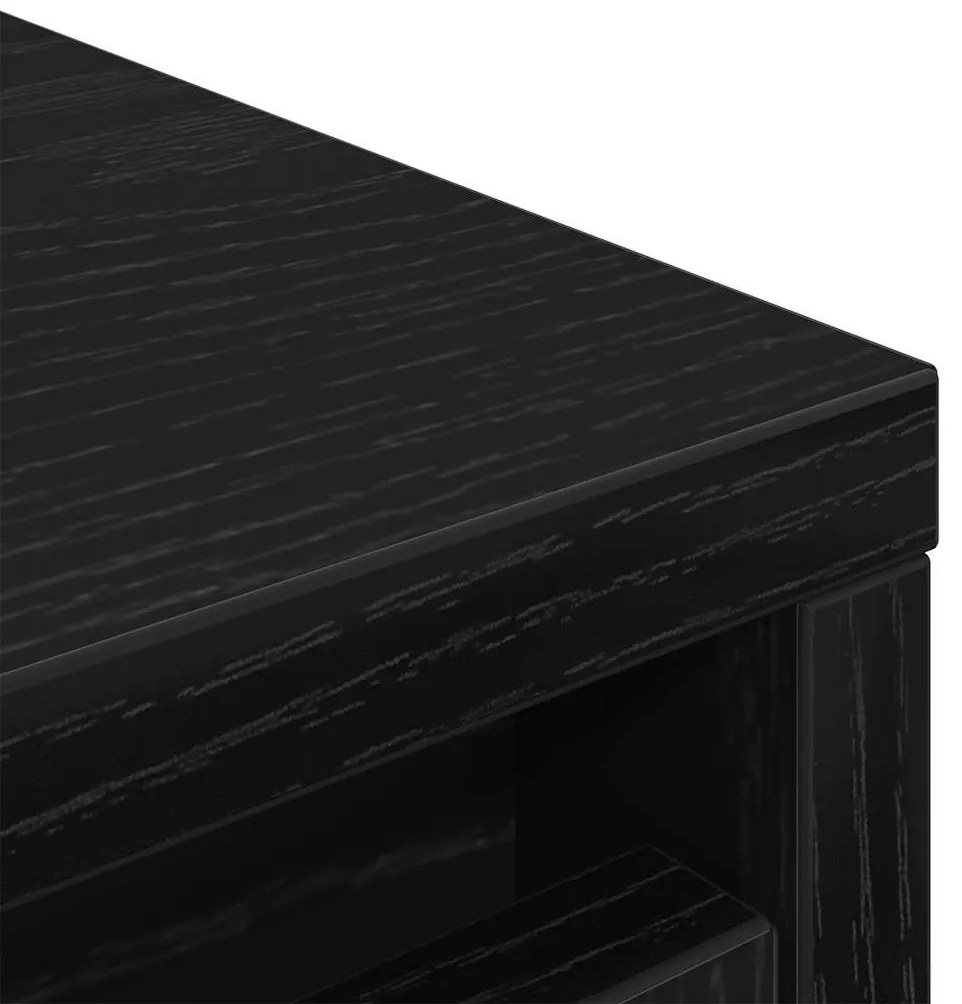 Sapateira 57x34x76 cm derivados de madeira carvalho preto