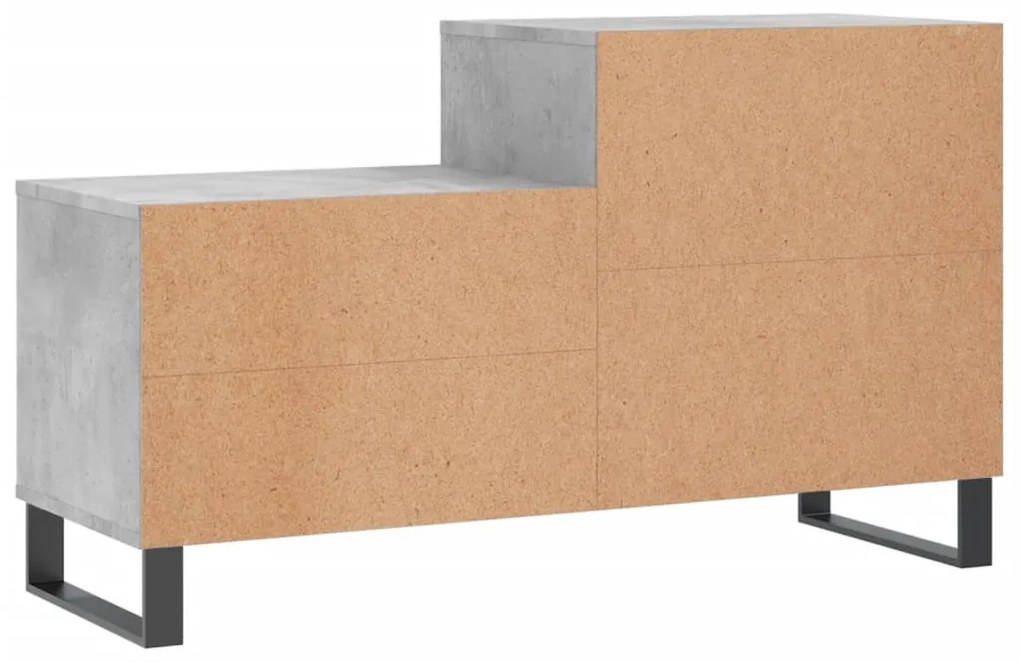 Sapateira 102x36x60 cm derivados de madeira cinzento cimento