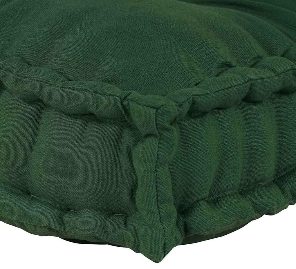 Almofada para sofá pallet Verde Standard Tecido de algodão