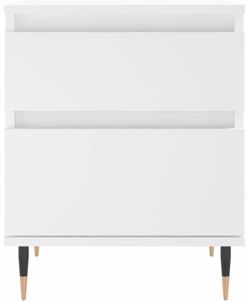 Mesa de cabeceira 40x35x50 cm derivados de madeira branco