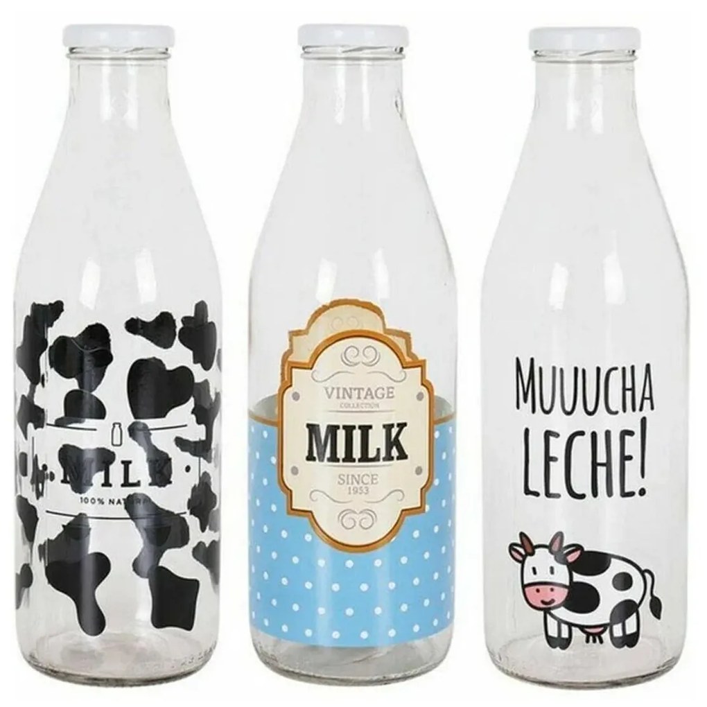 Garrafa Vidro Milk 1L