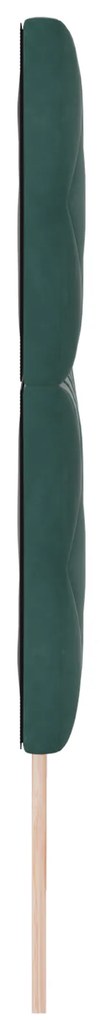 Cabeceira Design de Blocos de Diamante Verde Escura 180 cm Veludo