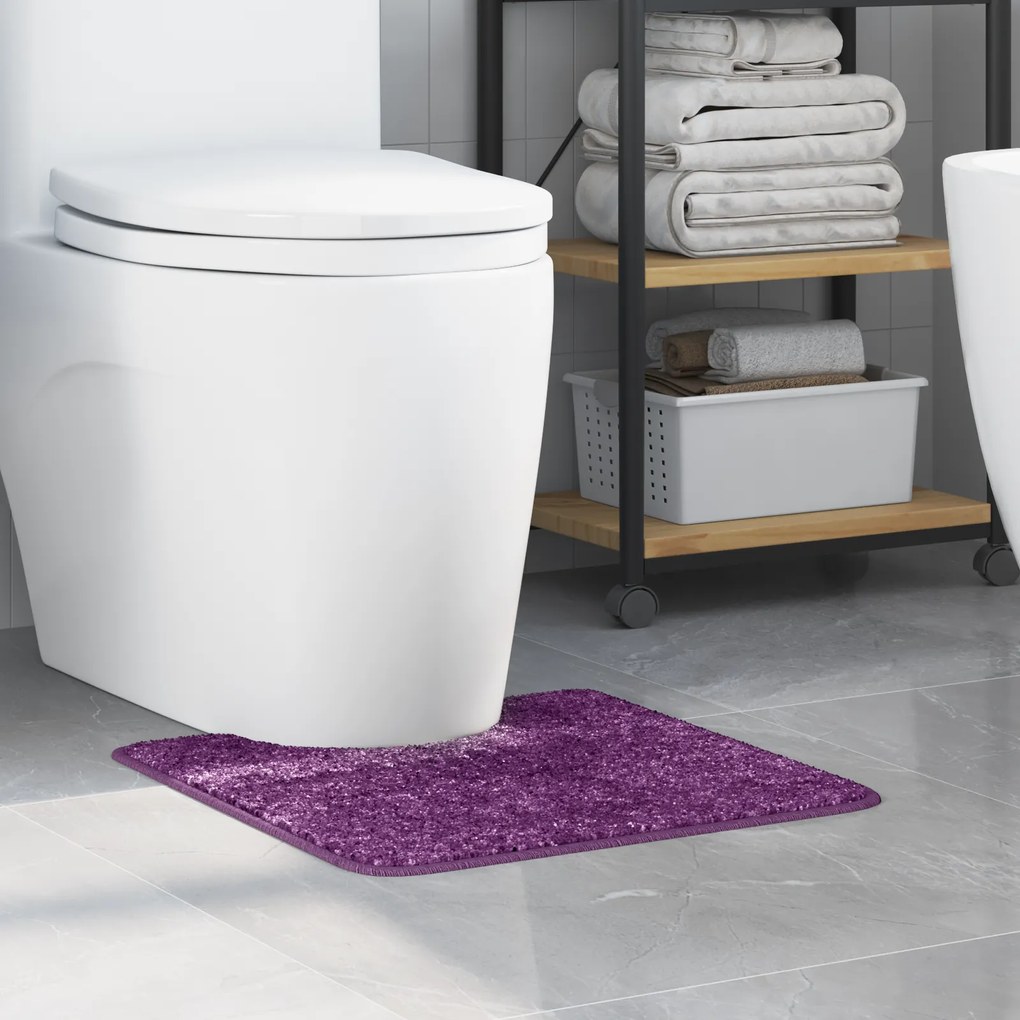 Tapete de banho U-Shaped Roxo 50x50 cm Polipropileno Antiderrapante