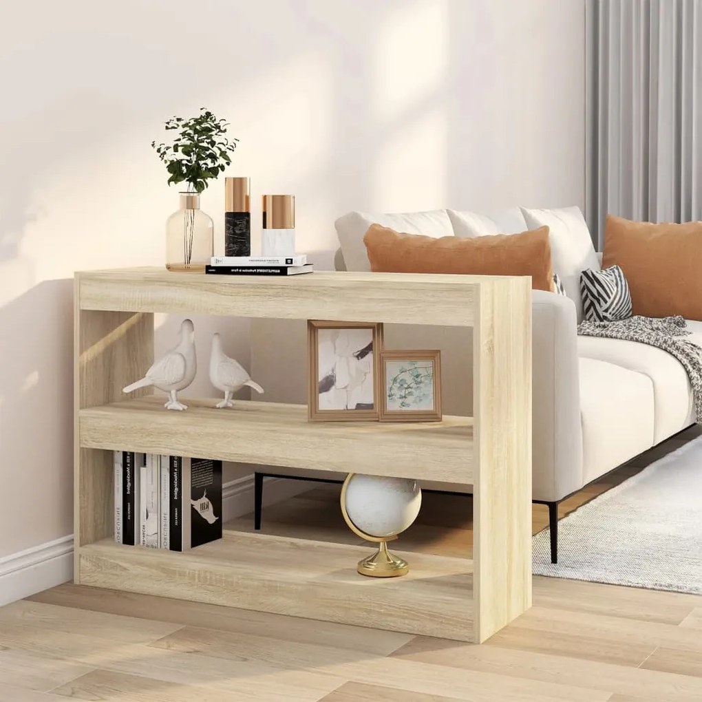 vidaXL Estante/divisória 100x30x72 cm cor carvalho sonoma