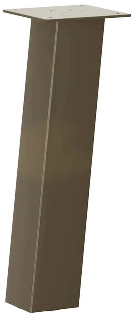 Pés para mesa de centro 4 peças aço natural 30 cm aço