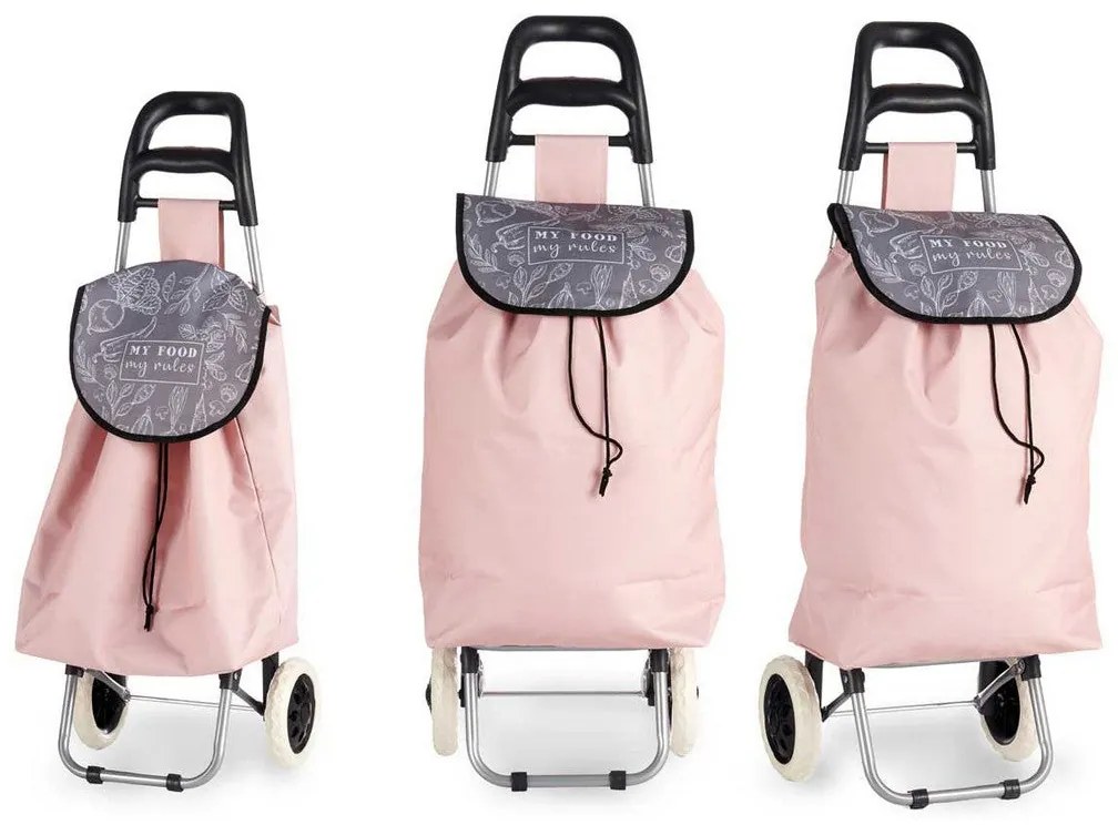 Carro de Compras Cor de Rosa 3,3 L (88 x 8 x 37 cm)