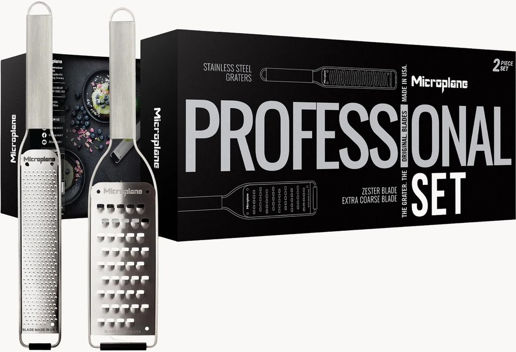 Conjunto de raladores Professional, conjunto de 2