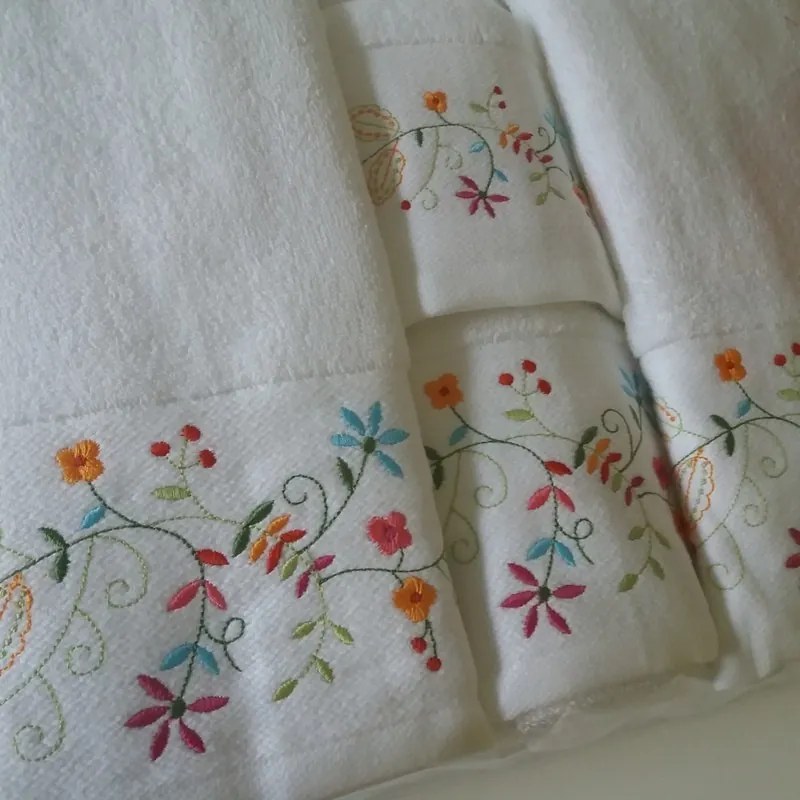 1 toalha 50x100 cm -  100% algodão com 500 gr./m2