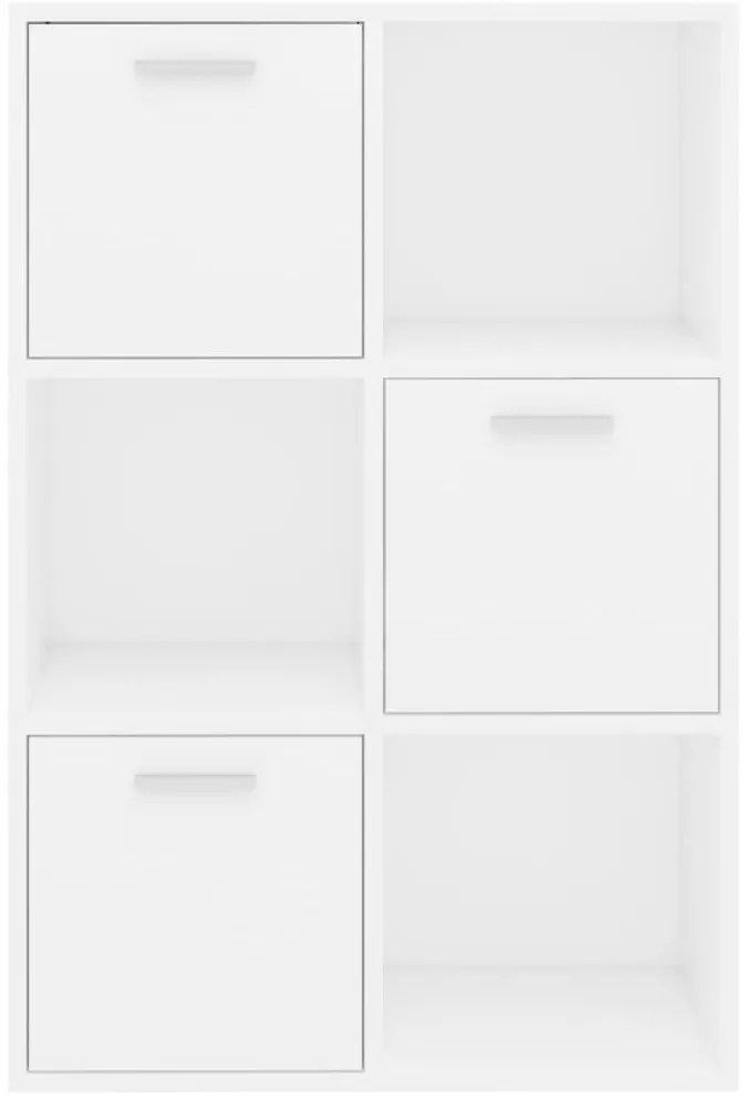 Armário de arrumação derivados de madeira branco
