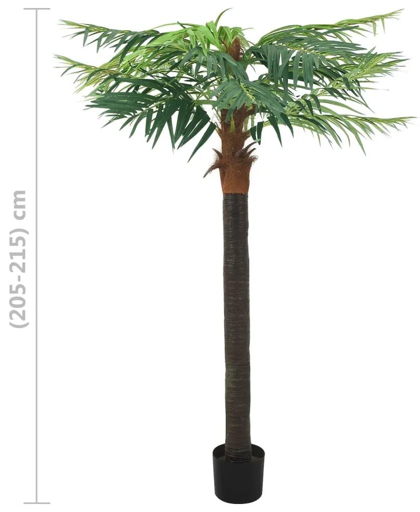 Palmeira phoenix artificial com vaso 215 cm verde
