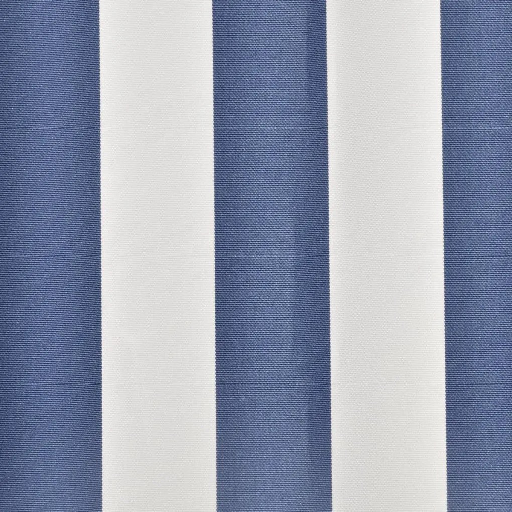 Lona para toldo azul e branco 450x300 cm