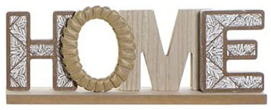 Placa Home | Wood Leefs | 30x5x10.5CM
