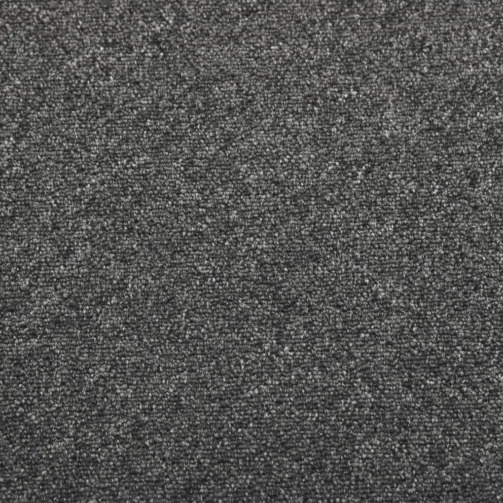 Ladrilhos carpete para pisos 20 pcs 5 m² 50x50 cm antracite