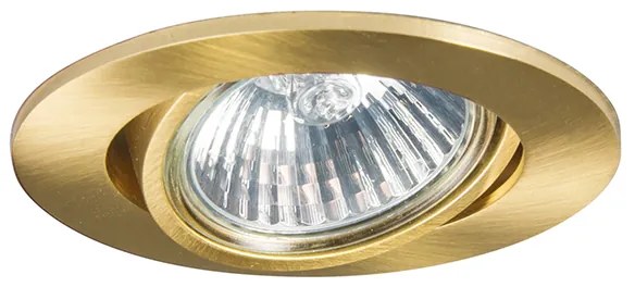 Foco embutido moderno dourado inclinável - Cisco Design,Moderno