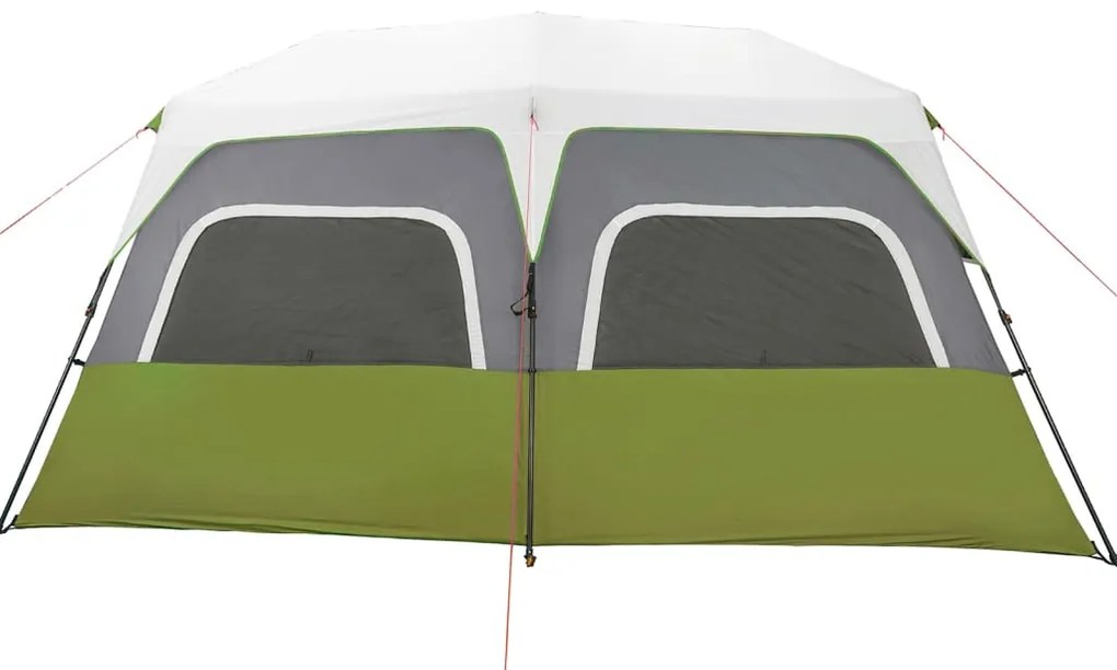 Tenda familiar c/ LED 10 pessoas libertação rápida verde-claro