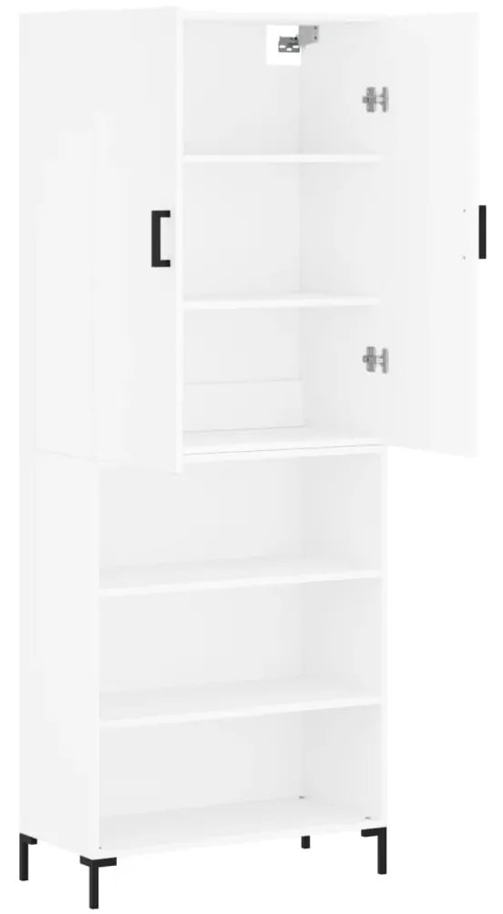 Armário alto 69,5x34x180 cm derivados de madeira branco