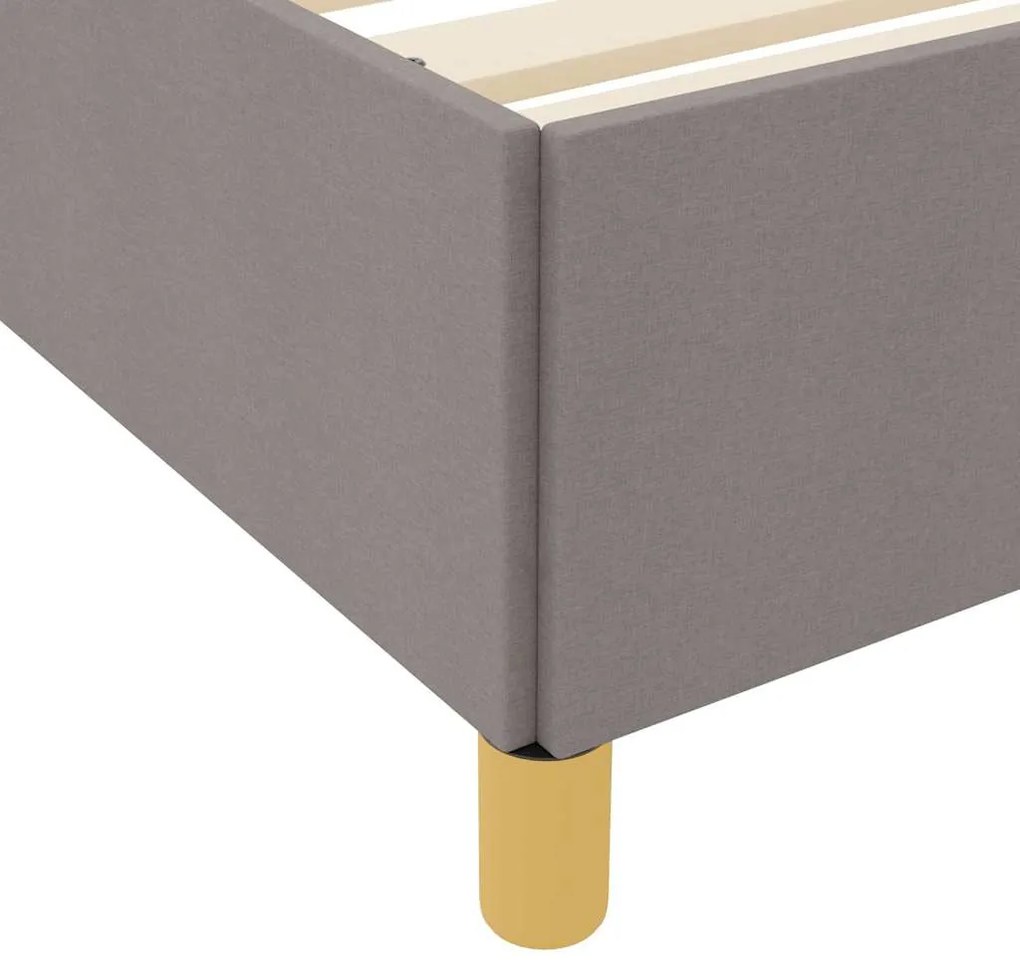 Cama Box Outros Taupe e Bege e Branco 140 x 200 cm Espuma