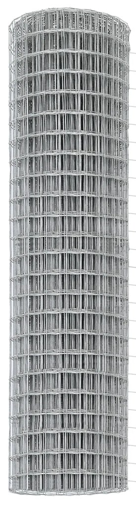 Cerca Euro com 7 Postes 1.2x10 m Aço Galvanizado