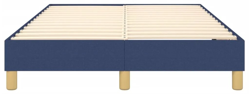 Estrutura de cama sem colchão 120x200 cm tecido azul