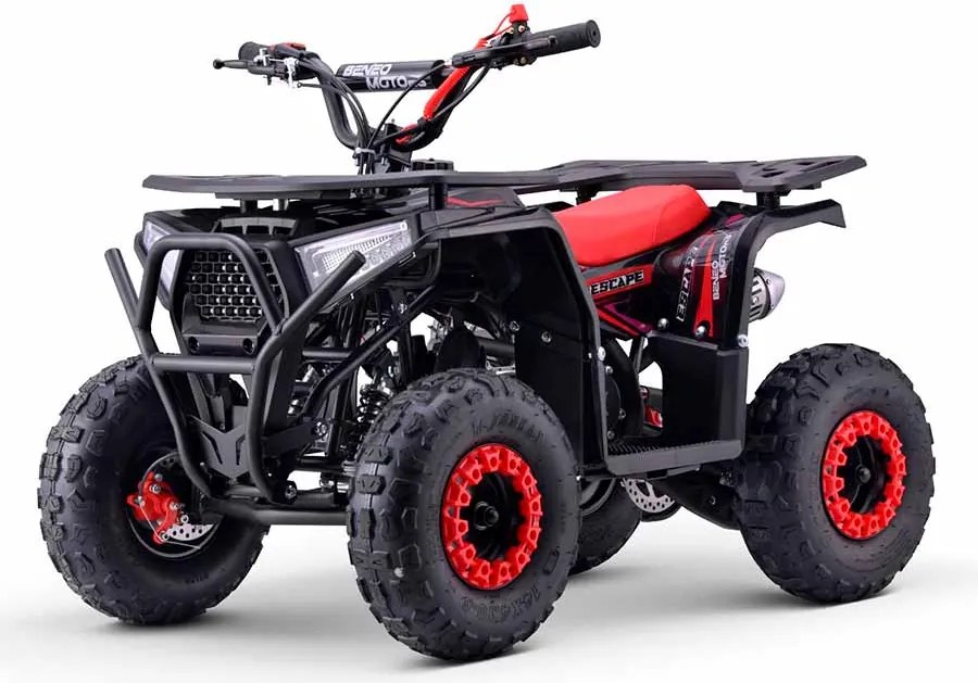 Moto 4 gasolina para Crianças Motors Quad Escape 49cc Vermelha
