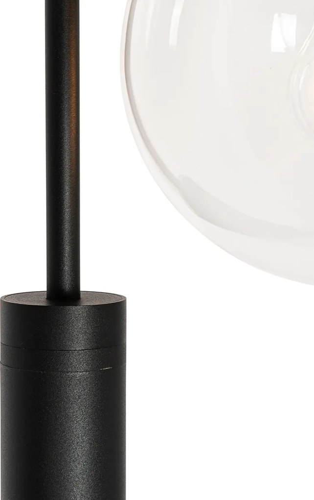 Lanterna moderna preta com plástico 200 cm IP44 - Sfera