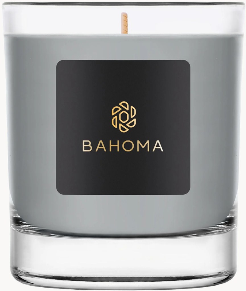 Vela perfumada artesanal Ash (sal marinho, madeira seca)