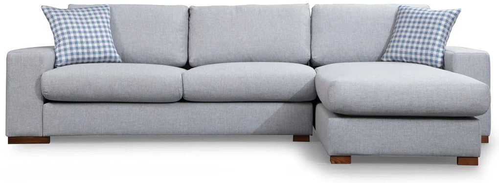Sofá de Canto Loop – Cinzento Claro – 290 cm x 194 cm