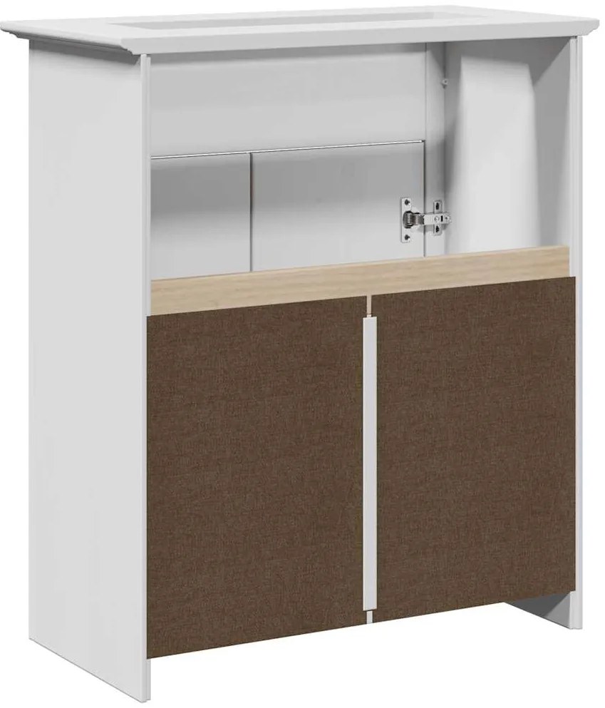 Móvel pia do banheiro BODO branco 70x35x80 cm