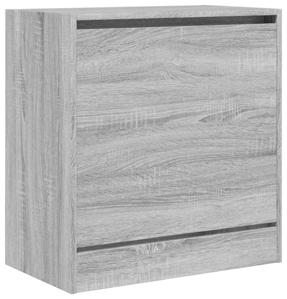 Sapateira 60x34x63,5 cm derivados de madeira cinzento sonoma