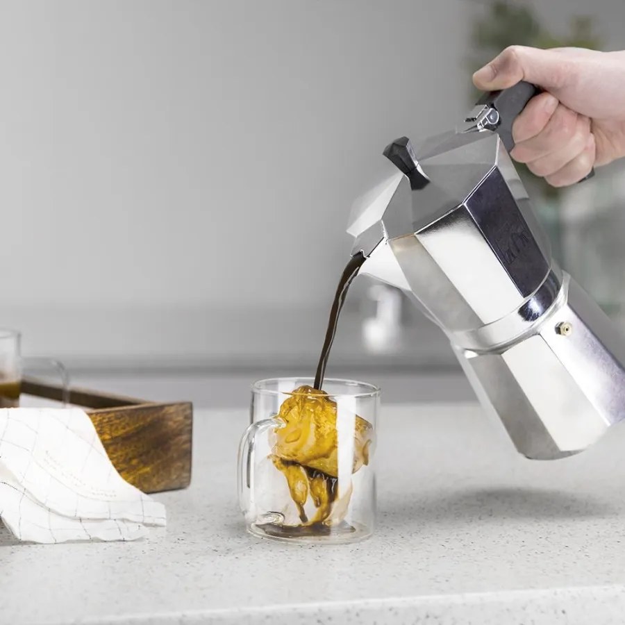 Cafeteira italiana de alumínio fundido Mokclassic 900 Shiny