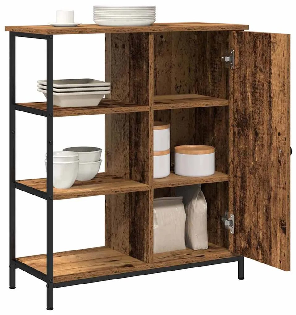 Buffet Madeira Velha 70x30x80 cm Madeira Engenharia