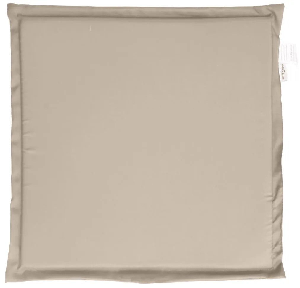 Almofadas assento de jardim 6 pcs 45x45x2 cm cinza-acastanhado