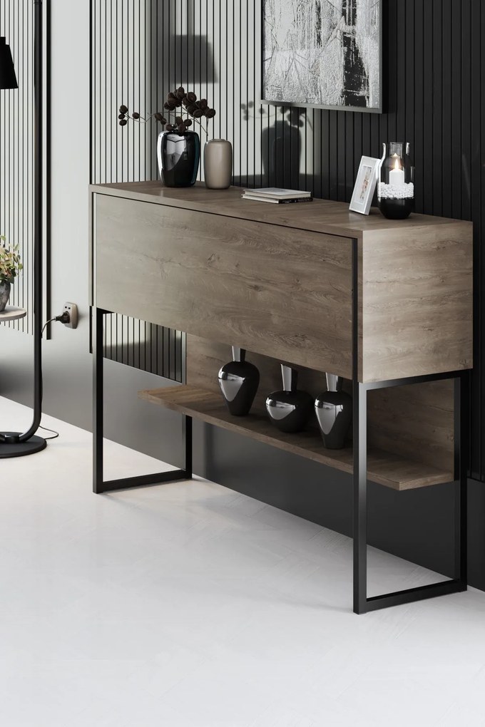 Cómoda Luxe – Preto Noz – 120x80x30 cm