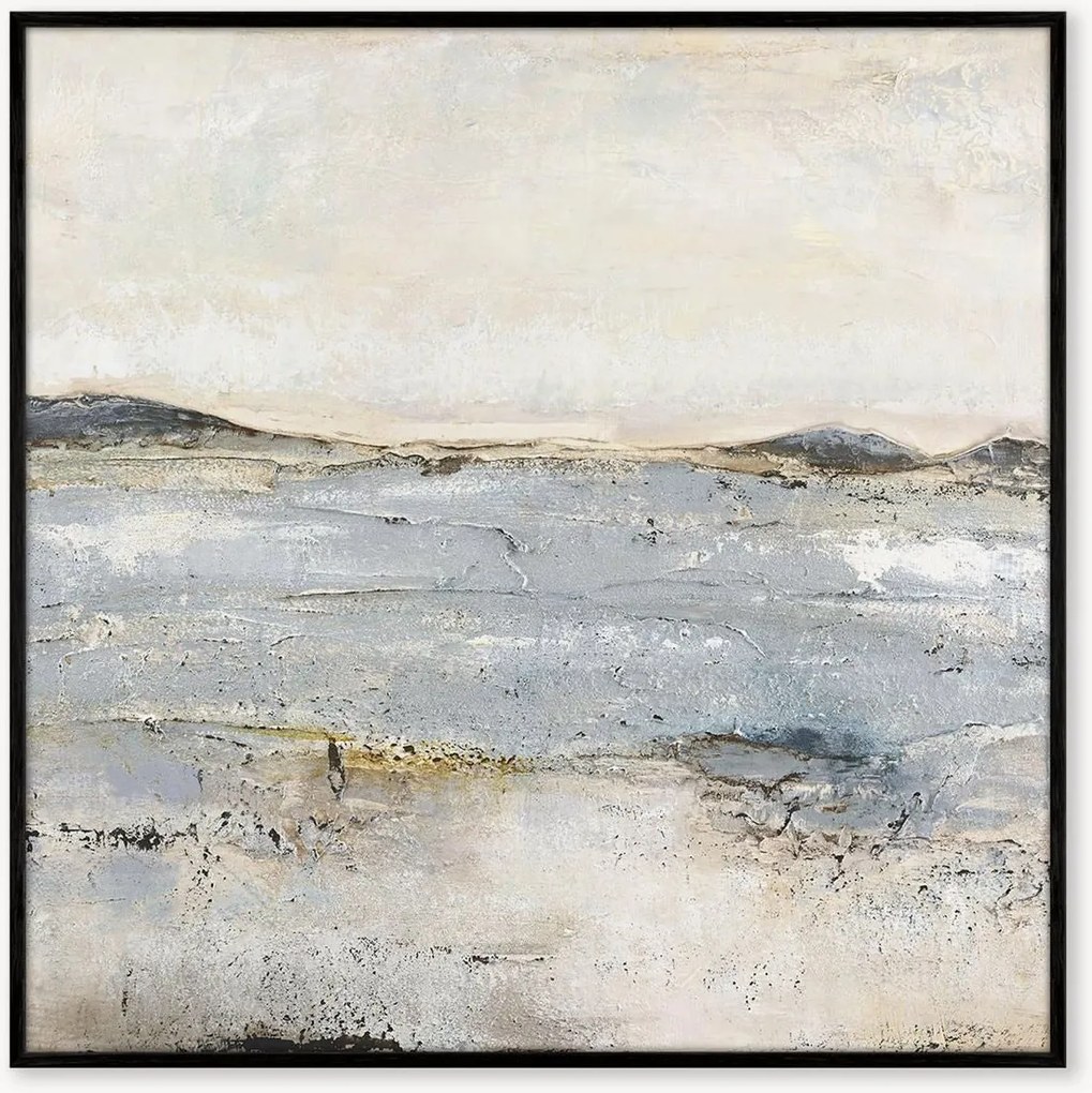 Quadro em tela pintado à mão com moldura Trace of Nature