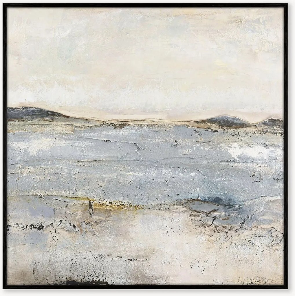 Quadro em tela pintado à mão emoldurado Trace of Nature