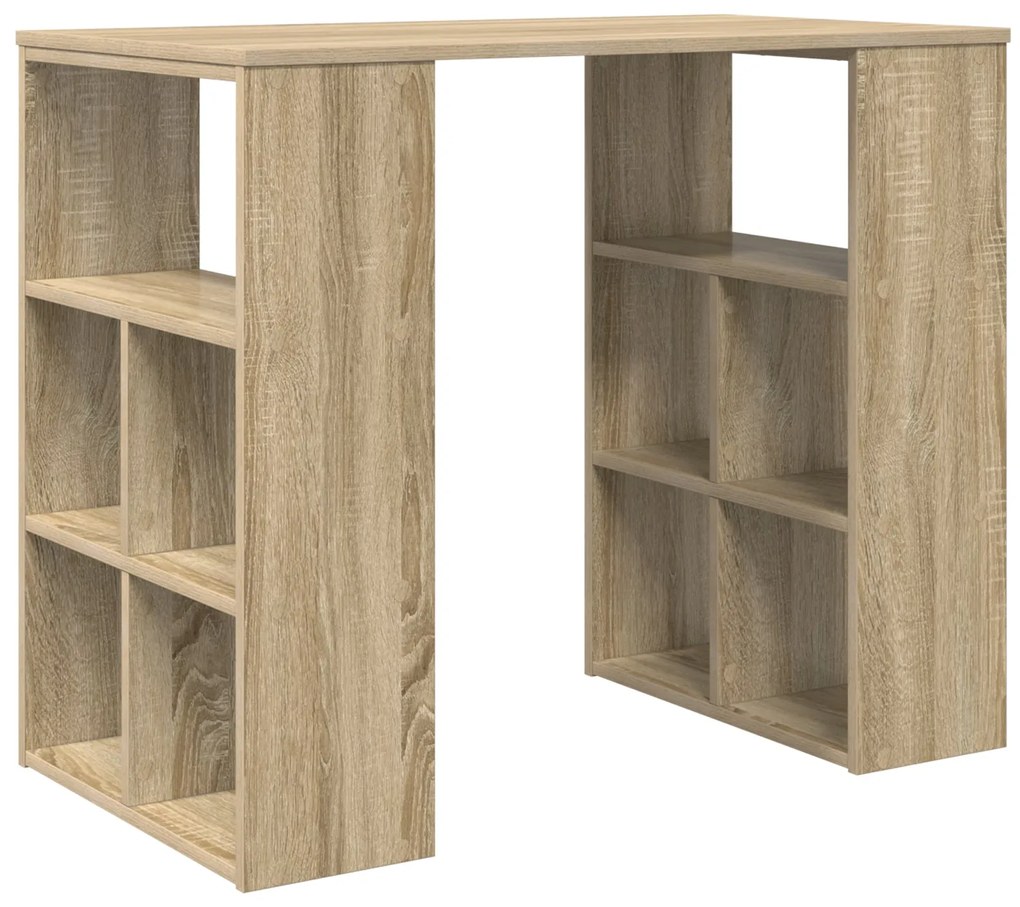 Mesa de Canto Carvalho Sonoma MDF Médio