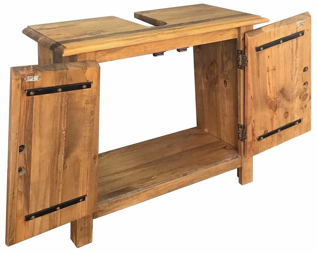 Conjunto móveis casa de banho pinho maciço
