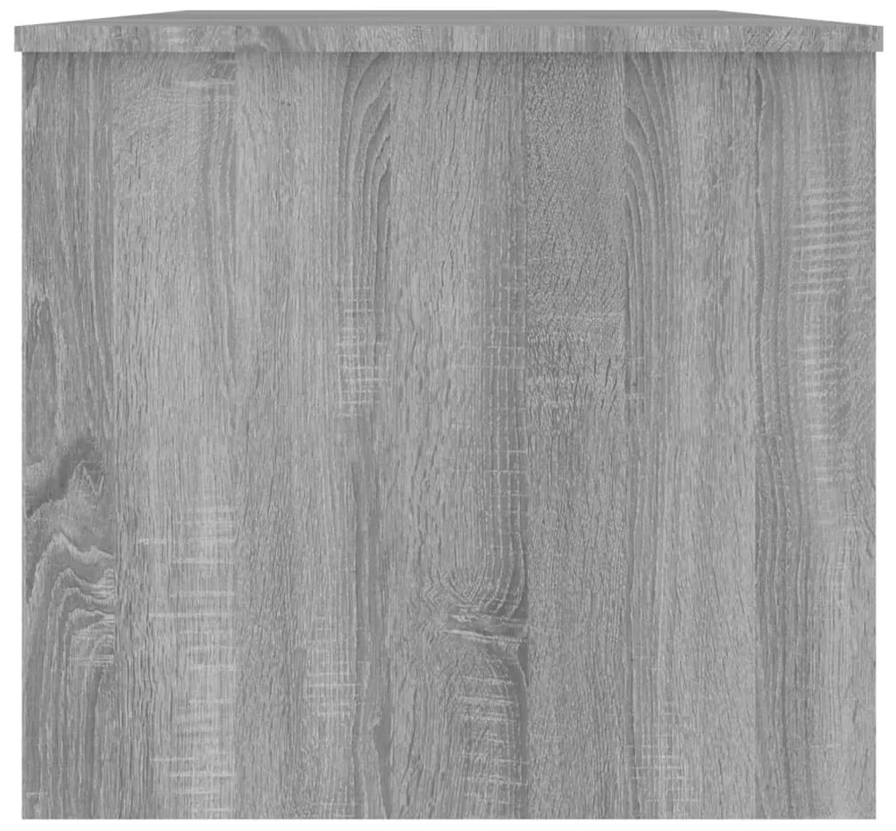 Mesa de centro 102x50,5x46,5 cm madeira processada sonoma cinza