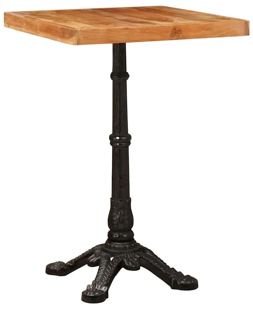 vidaXL Mesa de esplanada Castanho Madeira Sólida de Acácia