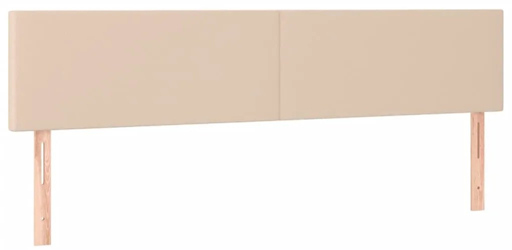 Cama boxspring c/ colchão 120x190cm couro artificial cappuccino