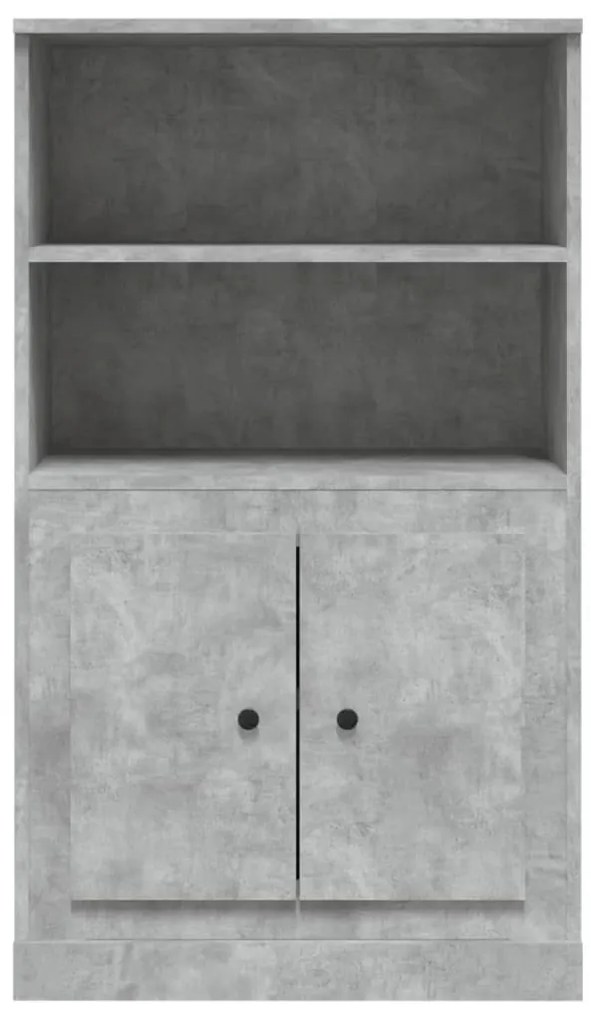 Armário alto derivados madeira 60x35,5x103,5 cm cinza cimento