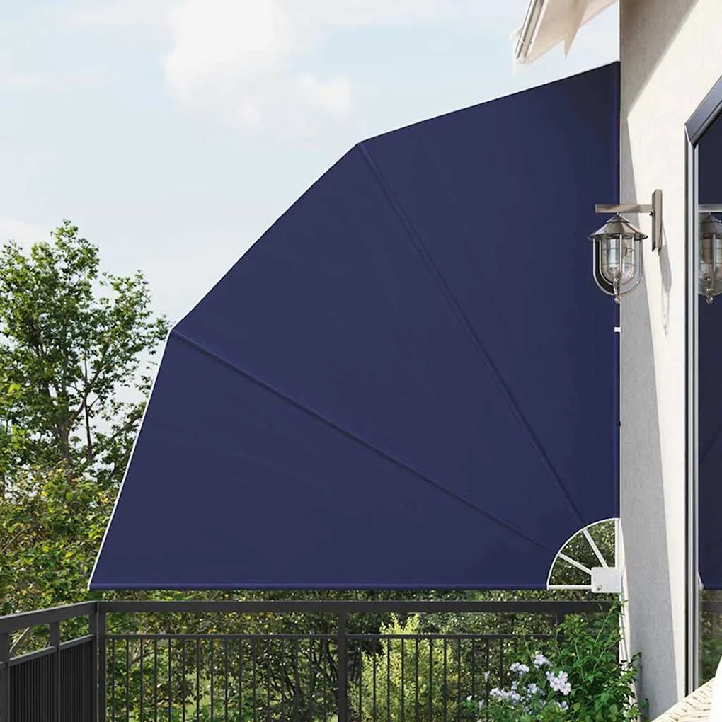vidaXL Tela de Privacidade para Varanda Azul-marinho 210 x 210 cm
