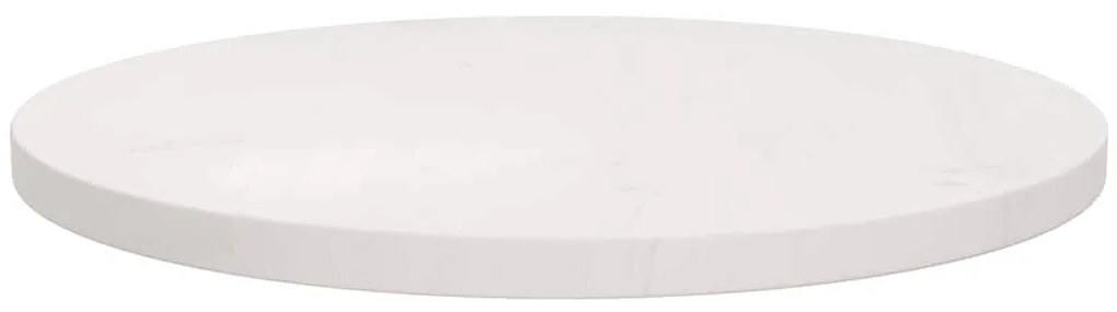 Tampo de mesa redondo Ø50x3 cm madeira de pinho maciça branco