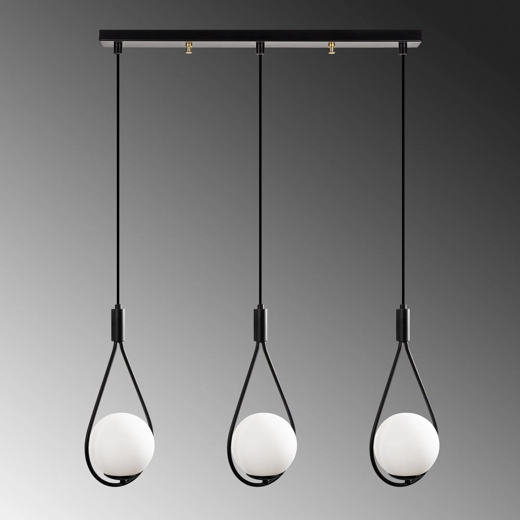 Candeeiro de Teto GMN-00008 – Preto – 70 x 15 cm