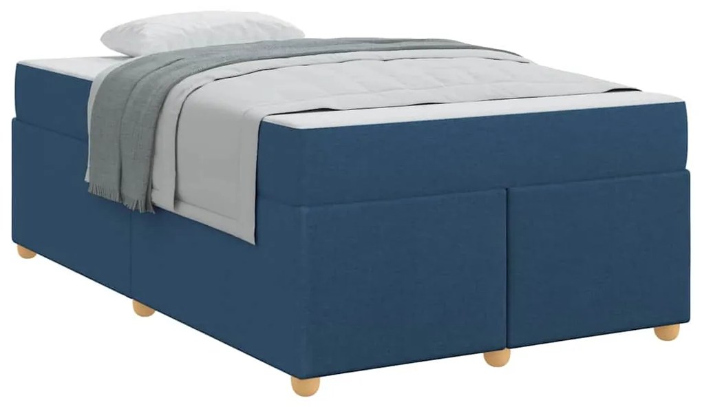Estrutura de cama com colchão Outros Azul 120 x 200 cm tecido