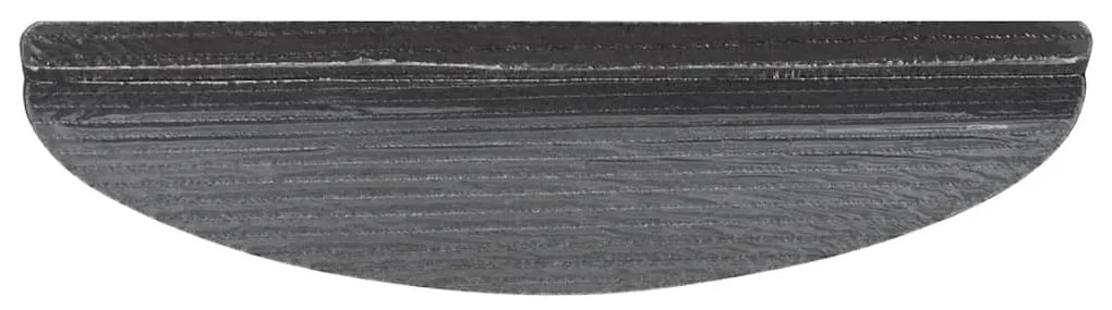 Tapetes de escada adesivos 20 pcs 56x17x3 cm cinzento