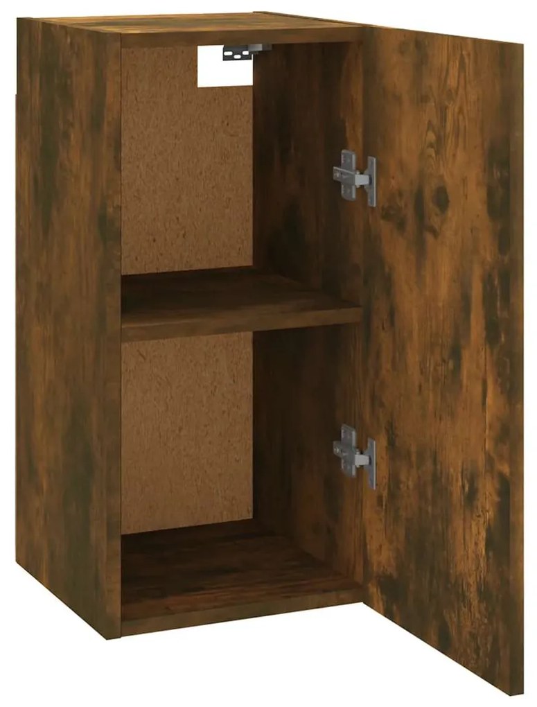 Móveis de TV 2 pcs 30,5x30x60 cm madeira cor carvalho fumado