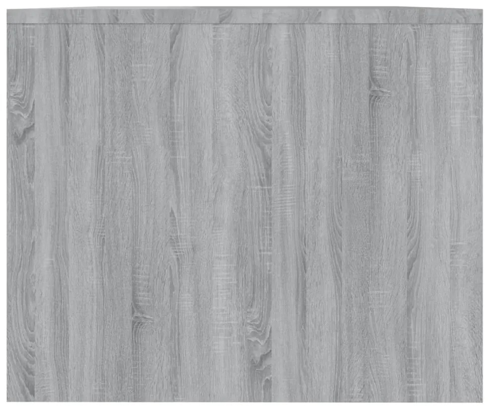 Mesa de centro 90x50x41,5 cm derivados madeira cinzento sonoma